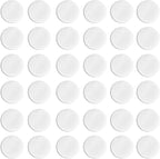 100Pcs Car Air Freshener Refill Felt Pad Aromatherapy Essential Oil Diffuser Necklace Refill Pads 5mm Aromatherapy Felt Pads Round Unscented Air Filter Scent Pad Replacement for Perfumes Car Diffuser