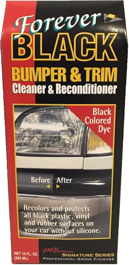 Forever Black Bumper & Trim Kit (NEW Improved Formula & Larger Size)