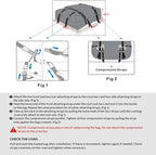 Car Roof Bag Cargo Carrier,425L Car Roof Top Cargo Carrier Bag Large Capacity Luggage Storage Bag Universal Car Roof Storage Bag for Traveling,Vacation,Camping