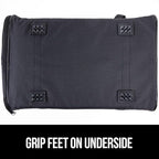 GORILLA GRIP Cat Carrier Travel Bag Up to 15 Lbs, Soft Collapsible Small Dog Carriers, Top and Side Entry Breathable Mesh, Grip Feet on Underside, Cozy Washable Waterproof Pad, Portable Kennel, Black