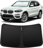 INSAUTO Custom Fit Windshield Sun Shade Accessories for BMW X3 2018-2026, Foldable Front Window Sunshade, UV & Heat Reflector, Keeps Interior Cool, Includes Storage Bag