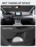 Proadsy Windshield Sun Shade for Sienna Mini Van 2021-2025 2026 4-Layer Foldable Front Sunshade Protector Sun Visor Blocks UV Rays Keep Car Cooler