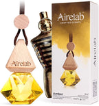 Car Air Freshener 8ml | Perfume Style Freshener Inspired by J.P.G Le male elixir Fragrance | Natural Essential Oil Glass Bottle with Wooden Diffuser | Lasts Up to 60 Days