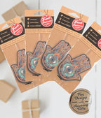 Fresh Fresheners Cute Funny Car Air Fresheners Scented With Premium Oils 4-pack (Hamsa)