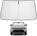 Proadsy 2026 Upgrade Front Windshield Sun Shade Foldable Sunshade Protector Custom Fit 2017-2022 Kia NIRO Accessories