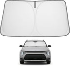 Proadsy 2026 Upgrade Front Windshield Sun Shade Foldable Sunshade Protector Custom Fit 2017-2022 Kia NIRO Accessories