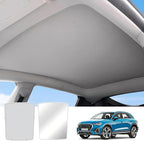 Car Glass Roof Sunshade Compatible with Audi Q5 2009-2017, One-Piece Sunroof Shade with Storage Bag, Foldable Sunshade Roof Cover, Heat Insulation, Sun Protection, No-Sagging