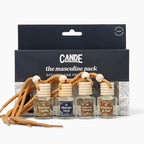 CE Craft Hanging Car Air Freshener – Fragrance Oil Diffuser with Essential Oils – Long-Lasting Aromatherapy Scents for Automobiles – 4 Pack, Masculine