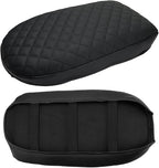 INTGET Center Console Armrest Cover for Toyota RAV4 Accessories 2025 2024 2023 2022 2021 2020 2019 Leather Middle Console Lid Pad Arm Rest Covering Car(Black with Cushion Texture)