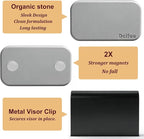Car Air Freshener - Stone Air Freshener - Car Odor Eliminator - Long Lasting Scent - Car Scent - VISOR CLIP INCLUDED (Honey Peach)