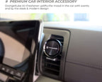 [Aluminum] Premium Air Freshener (Black) - Essential Oil Diffuser, Scented Clay Balls, Customizable Scent Pads, Aluminum Diffuser - Perfect Air Freshener for Car and Home