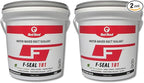 Red Devil 0841DX F-Seal 181 Fiber Reinforced Water Based Duct Sealant, 1 Gallon, Gray, 2 Pack
