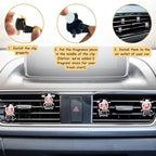 Cow Car Vent Clips Set, Cow Air Freshener Car Accessories for Women, Cows Dashboard Accessory, Farmhouse Cars Air Freshener Vent Clip, Gift for Cows Lovers