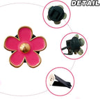 6 Pcs Metal Daisy Air Vent Clips Flower Car Air Freshener Clip Air Conditioning Outlet Clip Bling Charm Car Inter Decor Accessories for Girls Women