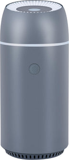 Portable Mini Ultrasonic Essential Oil Diffuser - 100ml USB Aromatherapy Humidifier with 7-Color LED Lights, Upgraded Aluminum Alloy Shell for Home, Office, Bedroom, Car & Small Spaces (Grey)