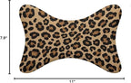 Car Neck Pillow 2 Pieces Travel Pillow Compatible with Wild Cheetah Leopard Print for Head Rest Neck Support Head Cushion Support for Car Seat Airplanes Sleeping