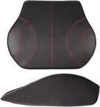 PU Soft Leather Lumbar Cushion,Car Seat Lower Back Support Pillow with Soft Memory Foam,Comfortable for Car Driving & Home Office Computer Chairs Back Pain Relief Corrects Posture