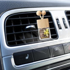 Car Air Freshener | Very Vanilla Scent Car Fresheners for Women & Men | Long Lasting Fragrance Car Scents | Air Diffuser with Car Vent Clip (2 Pack Vanilla Car Scent), Clear
