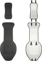 West Llama Linen Car Seat Covers-Breathable & Soft-Front Car Seat Protector Universal Fit 90% Cars,SUVs,Trucks,Diamond Pattern-1Pair,Black