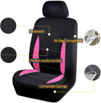 Flying Banner Car Seat Covers Front Seats Rear Bench Polyester car seat Protectors Easy installations Rear Bench Split Classic Man Lady Truck