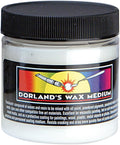 Jacquard Dorlands Wax - 4 Ounce - Versatile Pure Wax and Damar Resin - Protective Topcoat for Sealing and Finishing