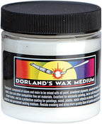 Jacquard Dorlands Wax - 4 Ounce - Versatile Pure Wax and Damar Resin - Protective Topcoat for Sealing and Finishing