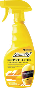 Formula 1 Fast Wax Carnauba Detailing Spray – Car Wax for Natural Gloss – Easy to Use Exterior Detailing Supplies for All Paint Finishes (16 ounce)