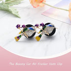 Hummingbird Air Vent Clips Car Fresheners,2pcs Bling Cute Bird Diffuser for Car Decor,Blue Accessories for Women