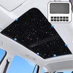 Car Sunroof Compatible with Tiguan 2018-2023 5-Door SUV, Foldable Glass Roof Sunshade with Storage Bag, Sunshade Roof Heat Insulation Sun Protection Roof Sunshade Interior Sunroof Shade