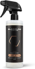 Blackline Wheel & Tire Cleaner Spray - Non-Acidic Brake Dust Remover Bug Remover & Wheel Cleaner for Cars, Trucks and More — Versatile, Fast Acting, and Safe for Most Finishes