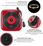 Record Player Car Vent Clips Air Freshener Retro Style Album Cover Car Air Conditioning Outlet Clip Fragrance Diffuser Car Interior Decoration Accessories, Red
