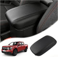Autorder Center Console Cover for 2022-2025 2026 Ford Maverick Accessories Armrest Cover Anti-Scratch Middle Console Pad Leather Armrest Protector