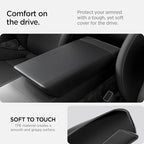 Spigen Center Console Armrest Cover for Tesla Model Y Juniper (Standard, Premium & Performance 2026/2025) and Model 3 Highland (Standard, Premium & Performance 2026/25/24) - Black