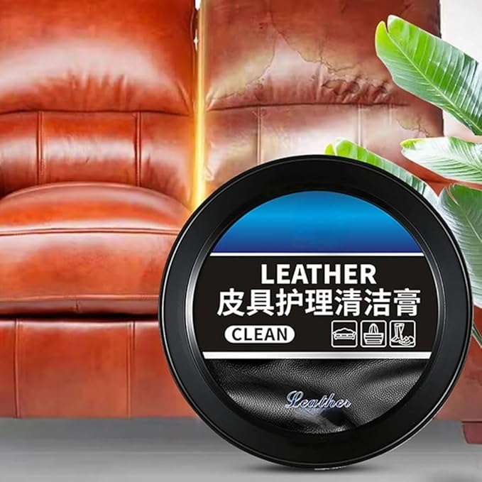 Leader Cleaning And Care Cream & Cleaning Paste For Leather Care, Leather Repair Kit Car,Automotive Interior Leather Cleaning Cream, Car Leather Conditioner Oil Paste (1Pcs)