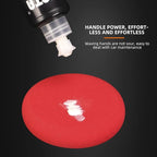 Foam Applicator Pads, SPTA 4 Inch Round Shape Side Pressing Hand Polishing Red Sponge Pads Kit Detailing Buffing Pads for Waxing Polishing Paint Ceramic Glass Cleaning, Pack of 10 -HPWR10