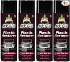 GX-3 Plastic Restorer – Black Plastic Restorer for Cars & Automotive Trim Restorer – Interior Car Cleaner & Exterior Faded Plastic, Vinyl & Rubber Renewer with Aloe Vera 4PK (8 fl oz)