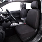 Flying Banner Car Seat Covers Front Seats Rear Bench Polyester car seat Protectors Easy installations Rear Bench Split Classic Man Lady Truck Soid Black