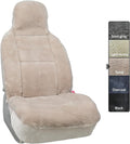 Aegis Cover Premium Australian Merino Sheepskin Car Seat Cover, Easy-Install Summer & Winter Universal Fit for SUV Truck Sedan Most Vehicles (FS-Sand)