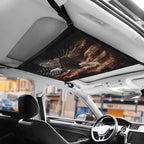 Flying Eagle Print Car Roof Storage Bag Multi-Purpose Seat Organizer All Car Storage Organizers One Size Inner Car Accessories