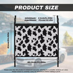 Car Roof Storage Bag Cow Black Spot Multi-Purpose Seat Organizer Car Bag Storage Box Organizer Pouch Pocket Car Travel Accessories Compatible with Most Cars