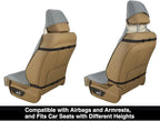 Waterproof Neoprene Car Seat Cover, Sweatproof Non-Slip Seat Protector, Universal Fit for Front Bucket or Rear Bench Seat of Cars, SUVs, Vans, Trucks, Compatible with Airbags and Armrests