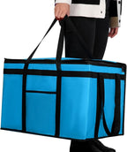 XXXL Insulated Food Delivery Bag Cooler Bags Keep Food Warm Catering Therma for doordash Catering Cooler Bags Keep Food Warm Catering Therma Catering Shopper hot Blue Blue…