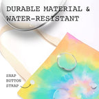 Car Trash Bag Car Garbage Bag Hanging Cars Trash Can, Waterproof Cars Back Seat Organizer for Vehicle Travelling Campingg Colored Rainbow Tie Dye Pattern