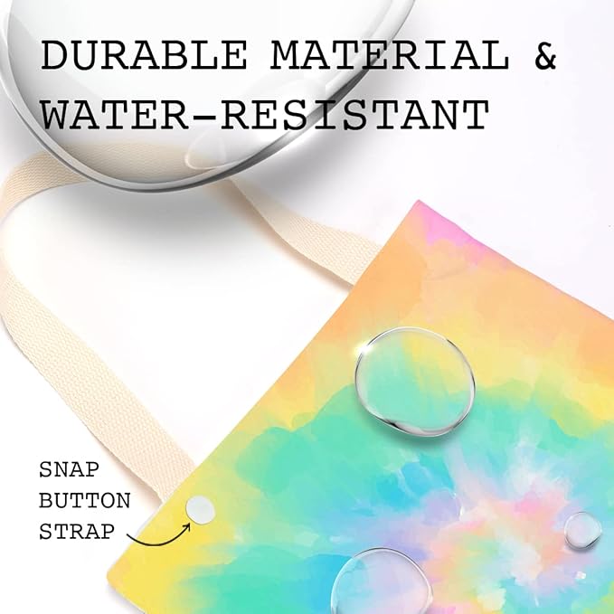 Car Trash Bag Car Garbage Bag Hanging Cars Trash Can, Waterproof Cars Back Seat Organizer for Vehicle Travelling Campingg Colored Rainbow Tie Dye Pattern