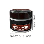 Dashboard Scratch Repair Kit, 100g Dashboard Restorer Interior with Sponge, Portable Scratch Repair Wax for Vehicle Parts, Car Wax Polish, UV Protection Scratchs Remover for Car Interior