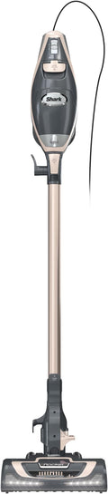 Shark Rocket Pro DLX | Corded Stick Vacuum | Removable Hand Vacuum, Advanced Swivel Steering, XL Dust Cup Capacity | Crevice Tool, Upholstery Tool & Anti-Allergen Dust Brush | Gold | HV371GD