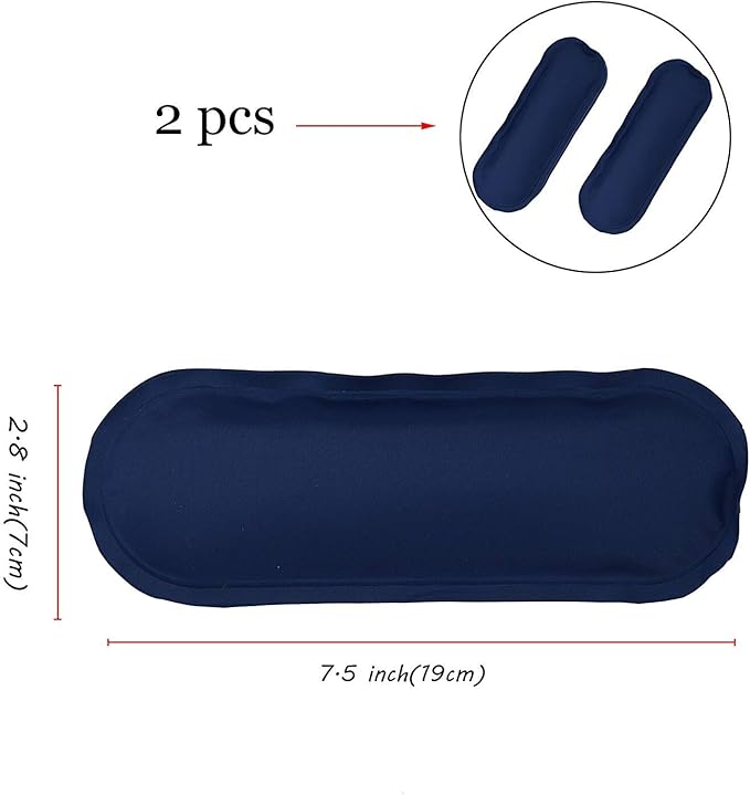 Goldwheat Insulin Cooler Travel Case Diabetic Medication Organizer Medical Cooler Bag with 2 Ice Pack Waterproof and Insulation Liner, Light Blue