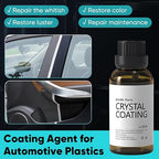 Crystal Coating for Car Plastic Parts - Plastic Trim Restorer to Restore Faded Surfaces - Long Lasting Shine, Easy Wipe-On for Dashboard, Door Panels & Exterior Trim (5)