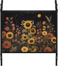 Flower Cluster Print Car Roof Storage Bag Car Storage Bag Organizer Multi-Purpose Car Bag Storage Box Organizer Pouch Pocket Large Capacity Storage for Small Items