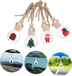 Mobestech 8 Pcs Car Aromatherapy Pendant Air Hanging Aromatherapy Cute Car Fresheners Hanging Empty Diffusers Cute Diffuser Christmas Decoration Glass